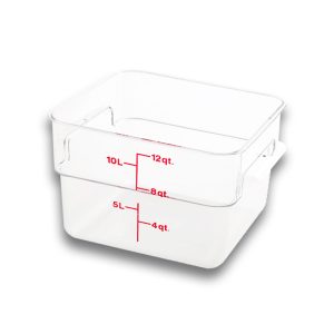 Recipiente Cuadrado de Policarbonato 12 qt